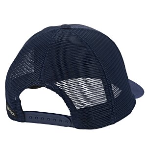 Additional Image 1 - a black hat with a mesh back