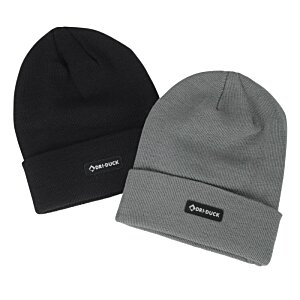 Additional Image 1 - a pair of black and grey beanies