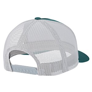 Additional Image 1 - a white hat with a green back