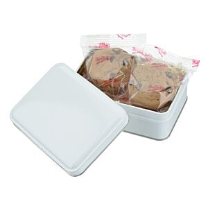 Additional Image 1 - a white container with brown food in it