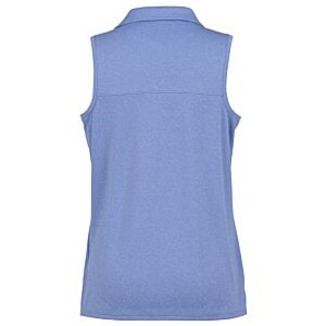 Additional Image 1 - a back view of a blue shirt