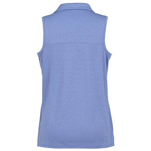 Additional Image 1 - a back view of a blue shirt