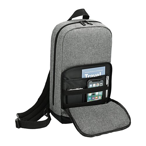 Additional Image 4 - a grey backpack with a strap