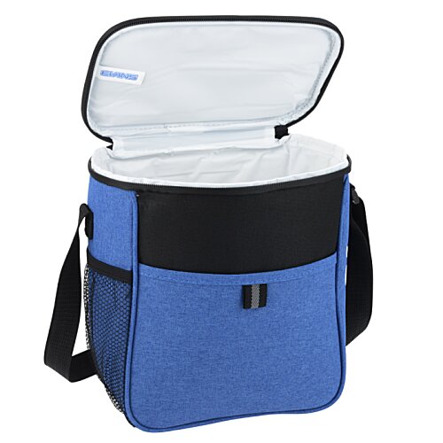 Additional Image 2 - a blue and black cooler bag