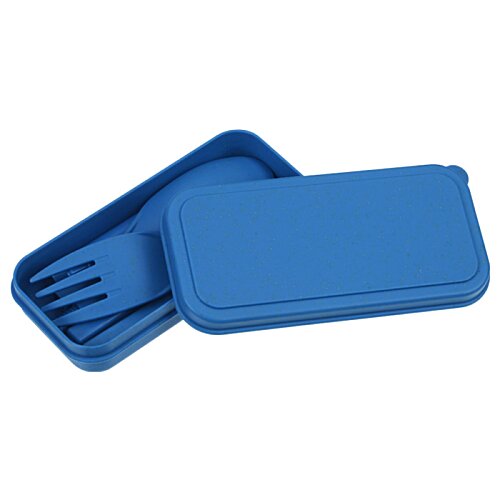 Additional Image 2 - a blue plastic container with a rectangular object
