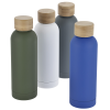 View Image 4 of 5 of Blair Vacuum Bottle with Bamboo Lid - 17 oz.