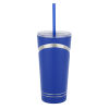 View Image 3 of 5 of Incline Vacuum Tumbler with Straw - 17 oz.