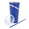 View Image 4 of 5 of Incline Vacuum Tumbler with Straw - 17 oz.