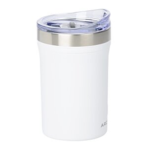 Additional Image 3 - a white and silver tumbler