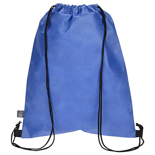 Additional Image 1 - a blue backpack with black straps