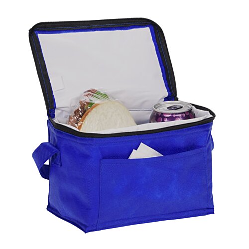 Additional Image 3 - a blue cooler with a white cover