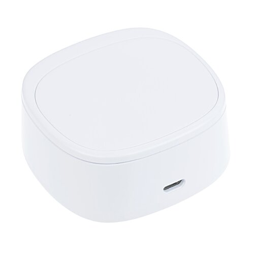 Additional Image 2 - a white square object with a black button