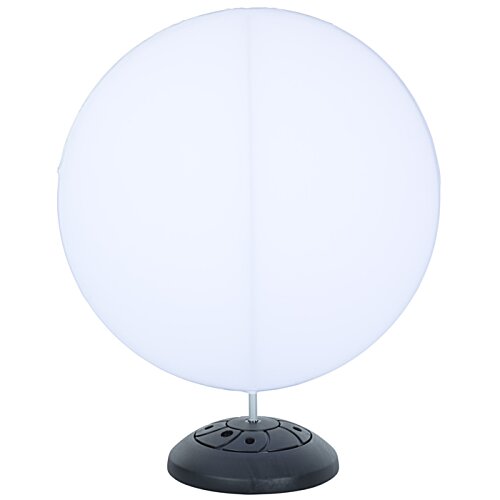 Additional Image 1 - a white round object with a black base