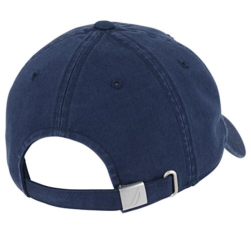 Additional Image 1 - a blue hat with a white strap