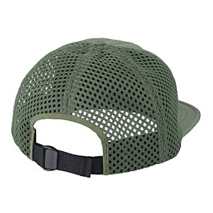 Additional Image 1 - a green hat with a black strap