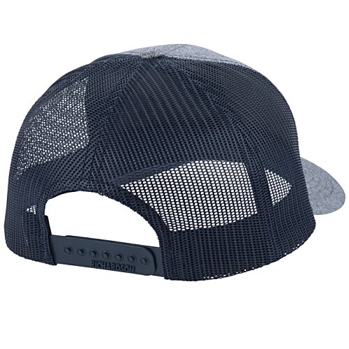 Additional Image 1 - a black hat with a mesh cap