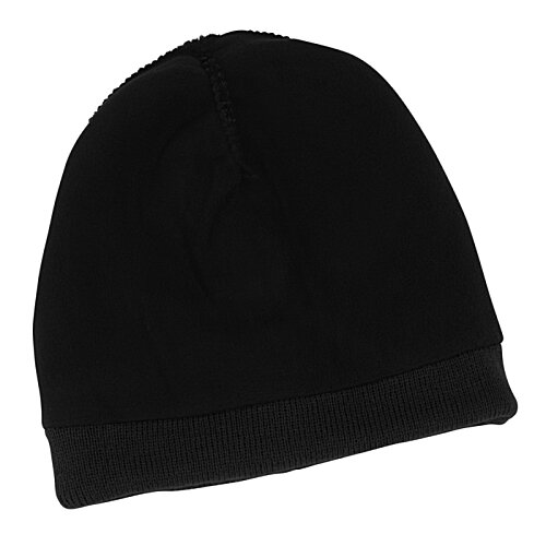 Additional Image 2 - a black beanie on a white background