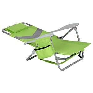 Additional Image 2 - a green chair with a grey stripe