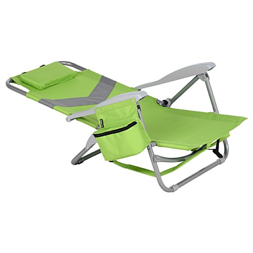 Additional Image 2 - a green chair with a grey stripe