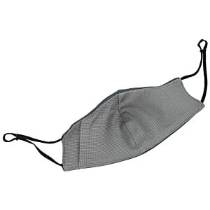 Additional Image 1 - a grey face mask with a strap