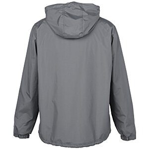 Additional Image 1 - a grey jacket with a hood