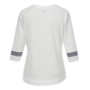 View Image 2 of 2 of New Era CVC Tri-Blend 3/4 Sleeve Cinch Waist T-Shirt - Ladies'