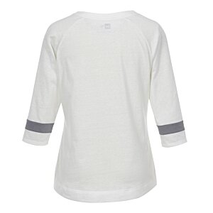 Additional Image 1 - a white shirt with blue trim