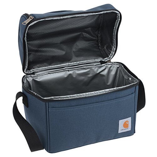 Additional Image 2 - a blue lunch box with black straps