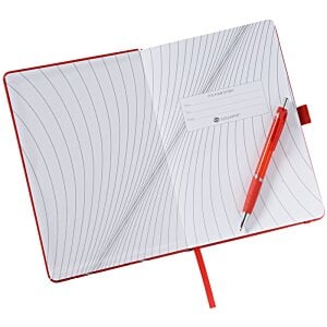 Additional Image 3 - a white square with red edges and a red pencil