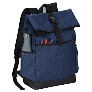 Additional Image 1 - a blue backpack with a black strap