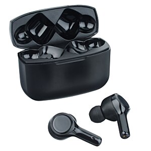 Additional Image 1 - a black wireless earbuds