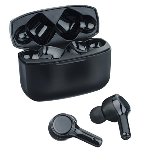 Additional Image 1 - a black wireless earbuds