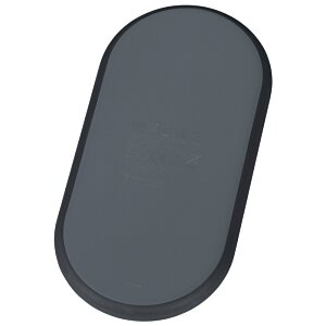 Additional Image 3 - a black oval object with a white background
