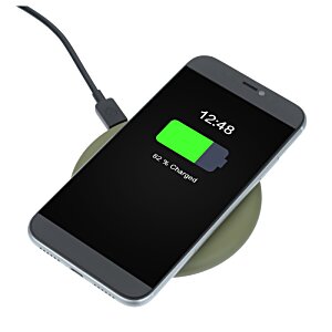 Additional Image 1 - a phone charging on a wireless charger
