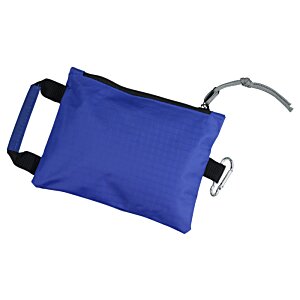 Additional Image 2 - a blue bag with a black handle