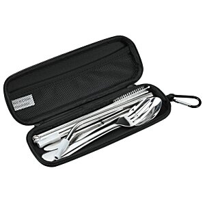 Additional Image 2 - a black case with a silver object in it