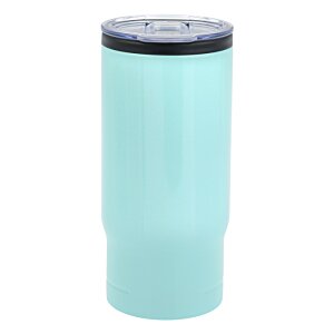Additional Image 2 - a blue cup with black top