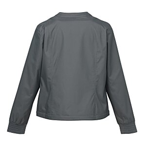 Additional Image 1 - a back of a grey jacket