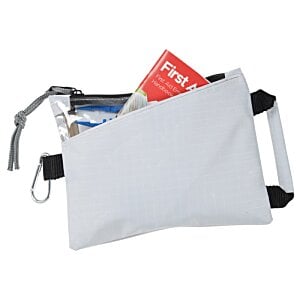 Additional Image 1 - a white bag with a red book in it