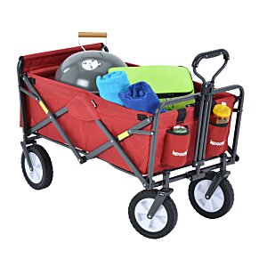 Additional Image 2 - a red wagon with a bag on it