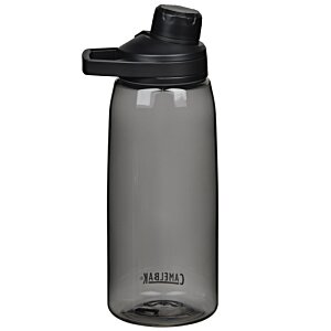 Additional Image 2 - a grey water bottle with a black cap