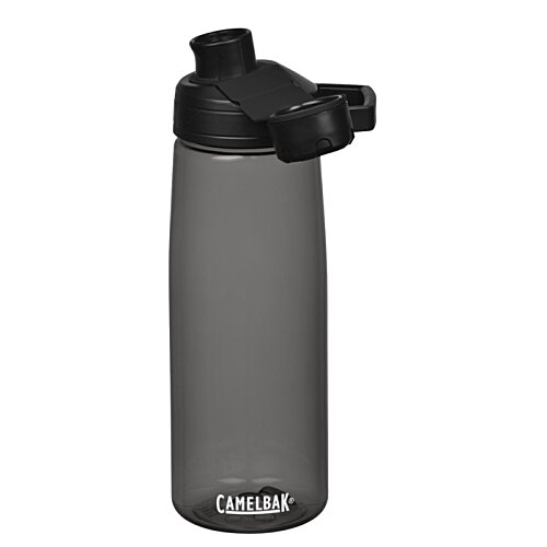 Additional Image 1 - a grey water bottle with a black cap