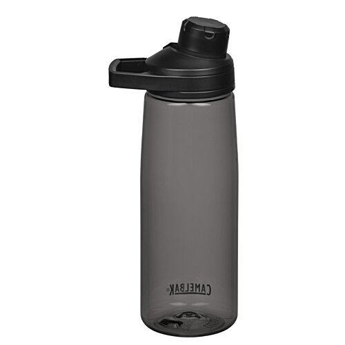 Additional Image 2 - a grey water bottle with a black cap