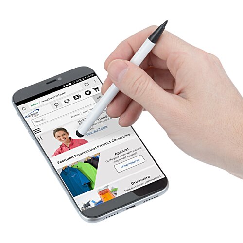 Additional Image 1 - a hand holding a stylus on a cellphone