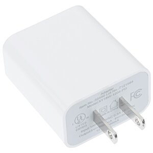 Additional Image 1 - a white square object with two plugs