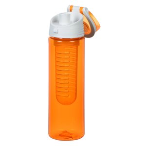 Additional Image 11 - a orange water bottle with a white cap
