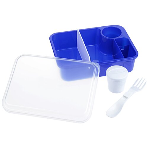 Additional Image 4 - a blue and white plastic container