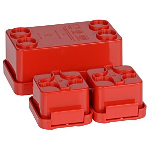 Additional Image 6 - a red plastic blocks on a white background