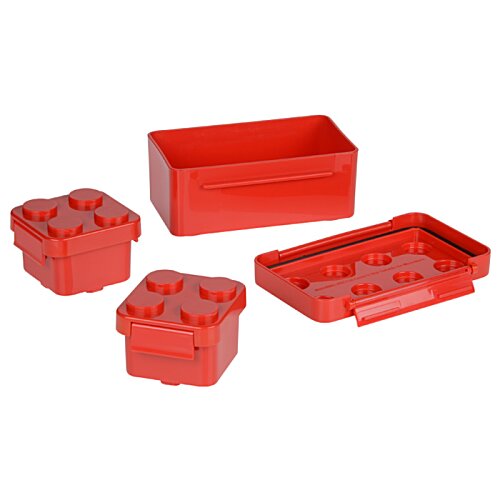 Additional Image 5 - a red plastic container with a lid