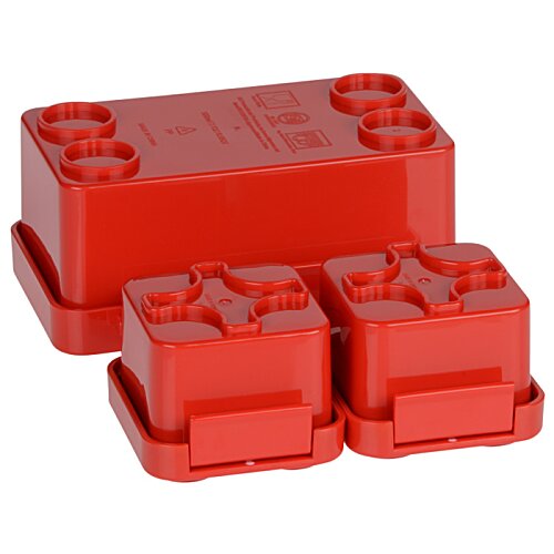 Additional Image 6 - a red plastic blocks on a white background